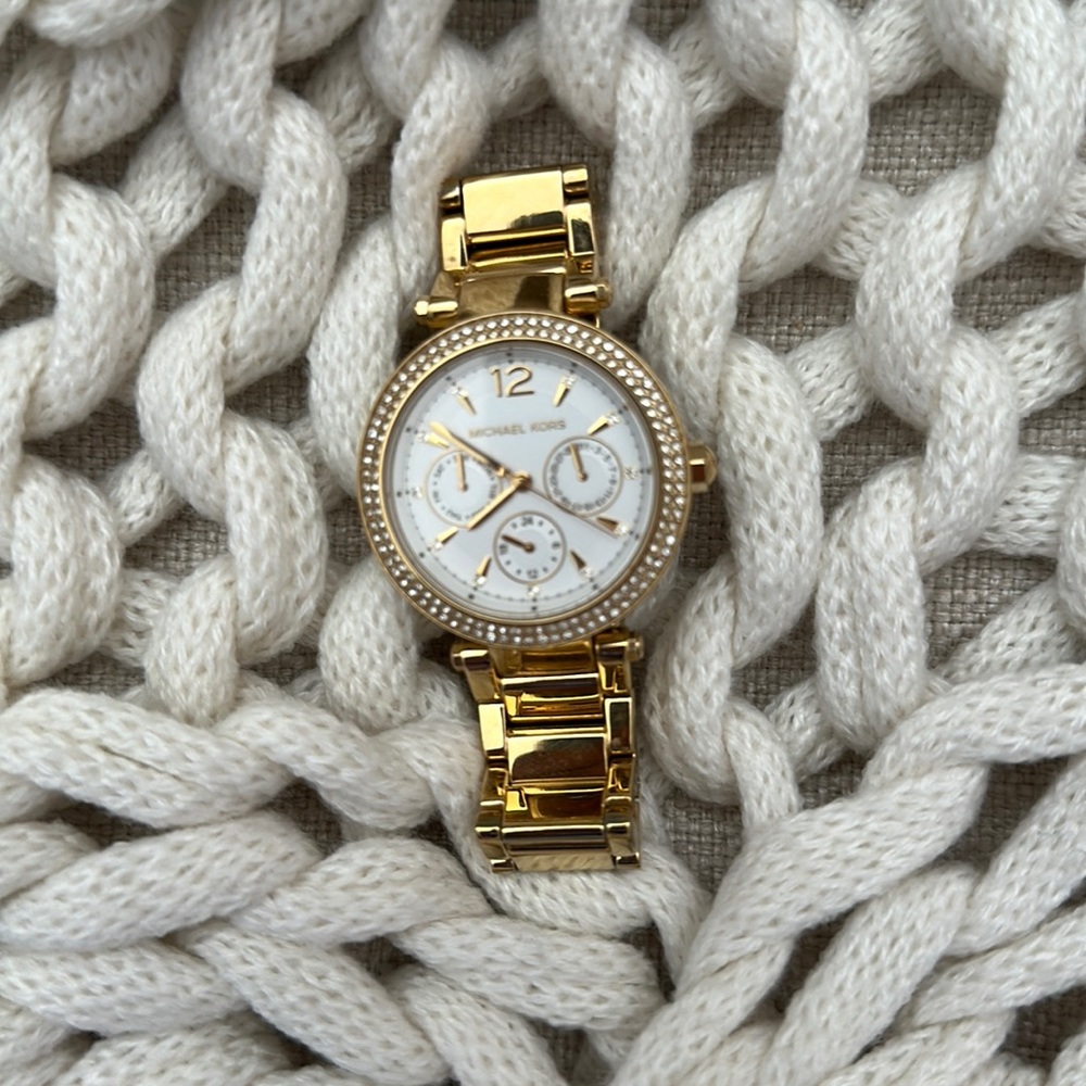 Michael Kors Woman's Gold Stainless Steel Watch